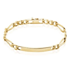 Bracelet Identité Bixente Plaqué Or Jaune