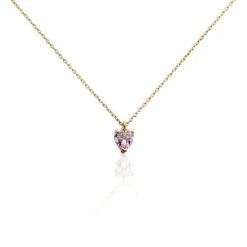 Collier Plaqué Or Carpantus Oxyde De Zirconium