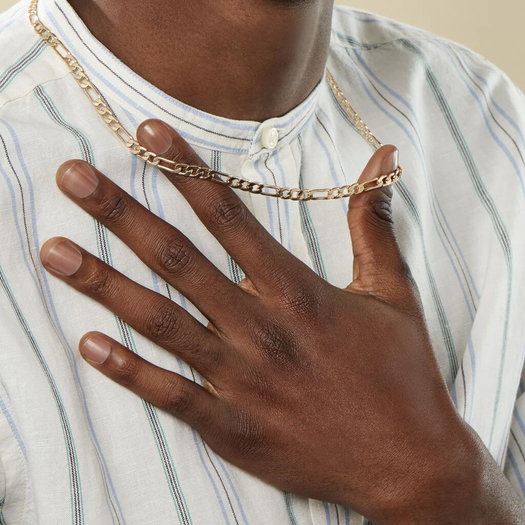 Chaîne Bixente Plaqué Or Jaune – Image 5