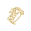 Bague Folia Plaqué Or Jaune