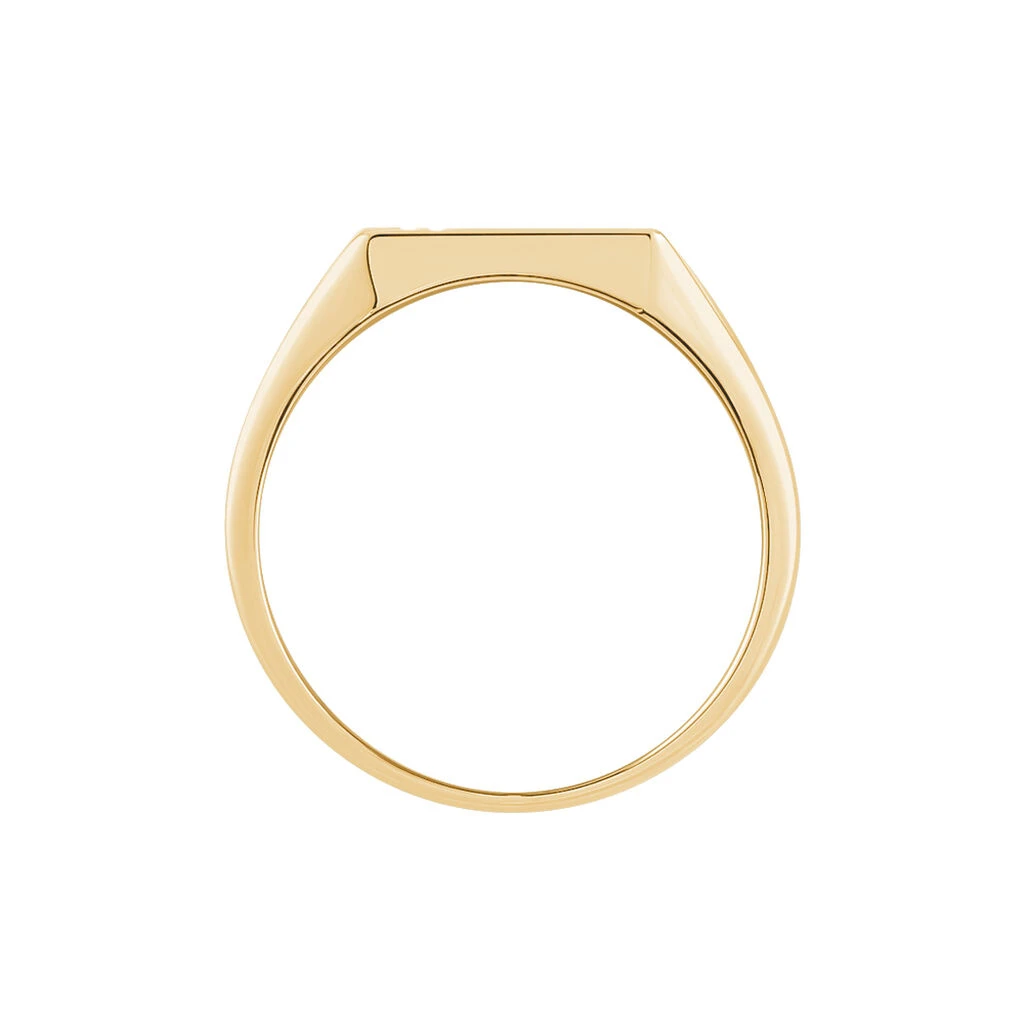 Chevalière Cillian Plaqué Or Jaune – Image 3