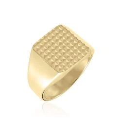 Chevalière Plaqué Or Corentin