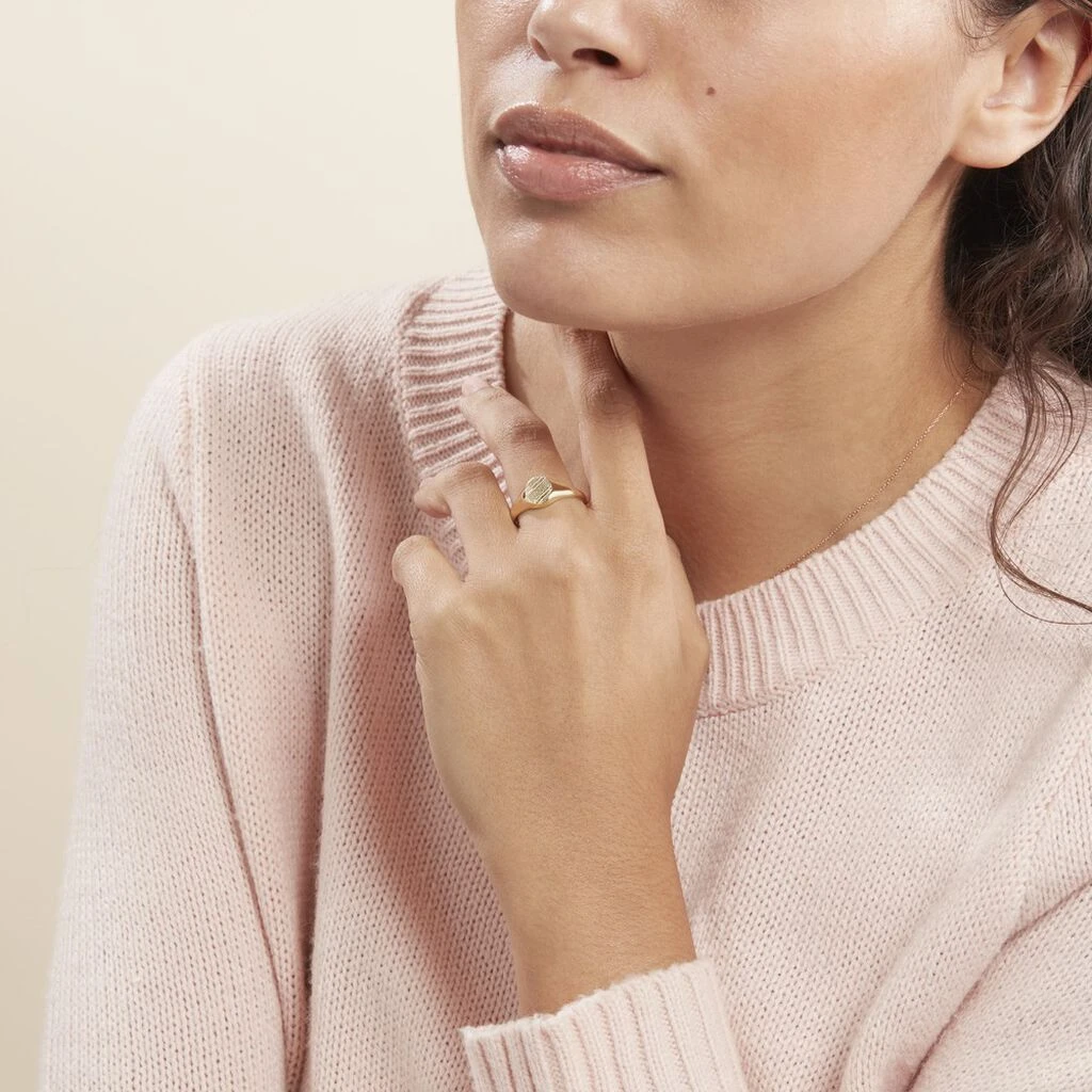 Chevalière Gregoire Plaqué Or Jaune – Image 4