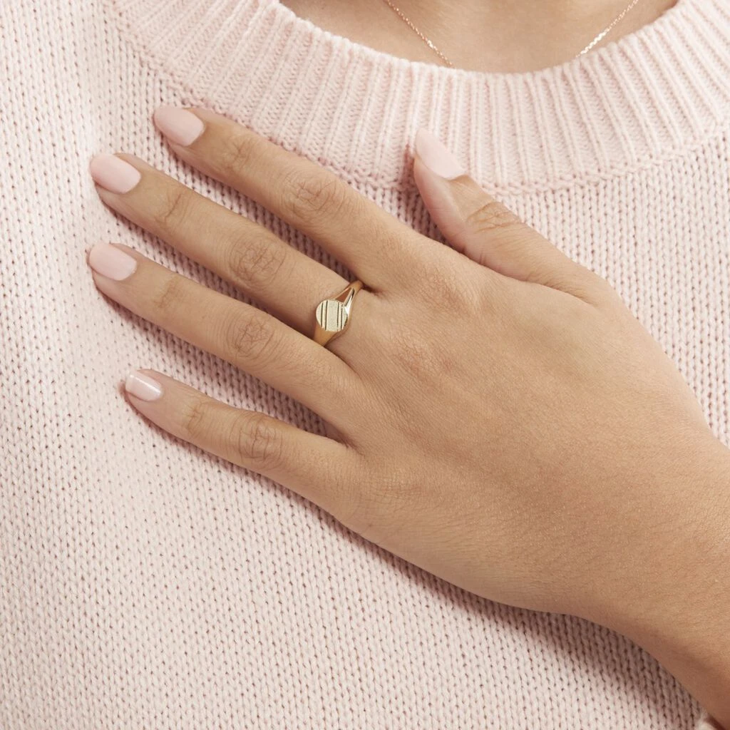 Chevalière Gregoire Plaqué Or Jaune – Image 5