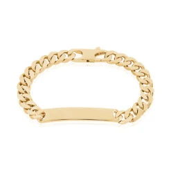 Bracelet Identité Clement Plaqué Or Jaune