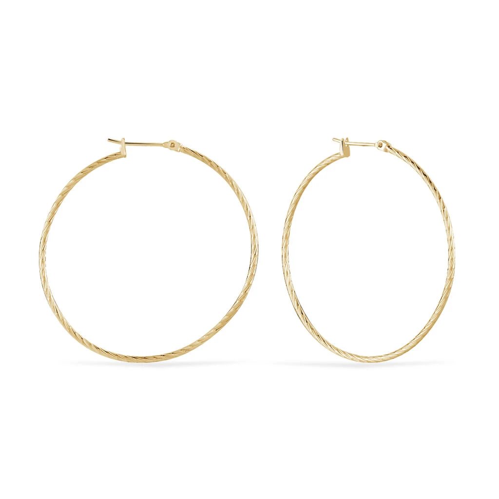 Créoles Anusha Plaqué Or Jaune