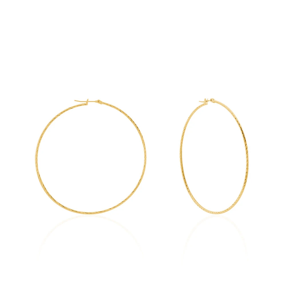 Créoles Anusha Plaqué Or Jaune