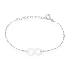 Bracelet Alicia Argent Blanc Céramique