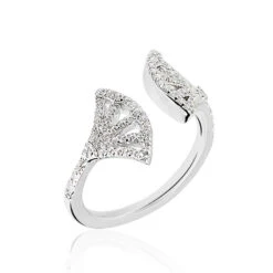 Bague Sarita Argent Blanc Oxyde De Zirconium