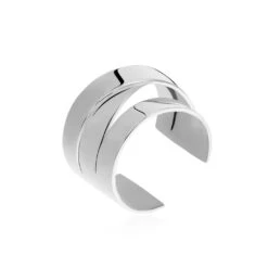 Bague Acier Blanc