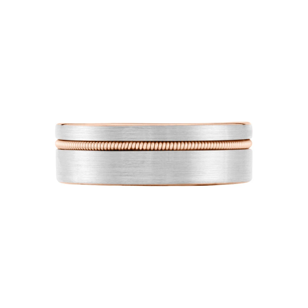 Bague Jourdan Eigger Acier Bicolore – Image 2