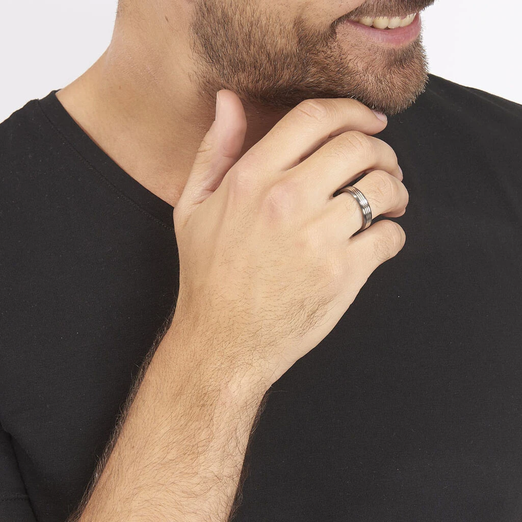 Bague Christell Acier Blanc – Image 5